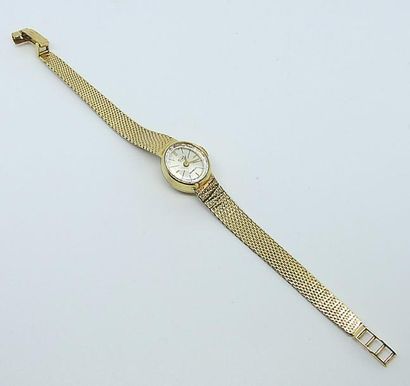 ELITAM MONTRE BRACELET de dame tout or jaune,...