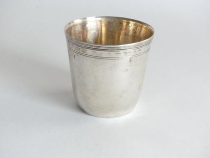 CURON en argent, le bord chiffré PMS souligné...