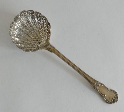 CUILLER à saupoudrer en argent, le cuilleron...