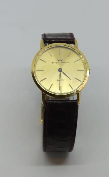 YOUNGER BRESSON. MONTRE BRACELET en or jaune,...