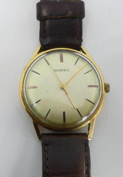 BOREL MONTRE BRACELET d'homme en or jaune,...