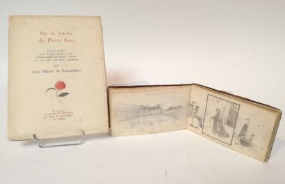 2 vol., Sur la tombe de Pierre Loti, FONTAUBERT...