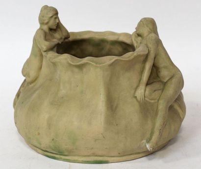Firmin MICHELET (1875-1951) POT en grès émaillé,...