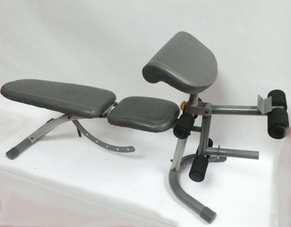 BANC de musculation avec deux poids de 11,3kg...