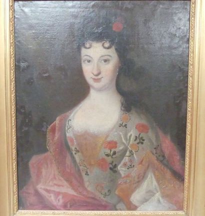 Ecole française du XVIIe siècle. Portrait...