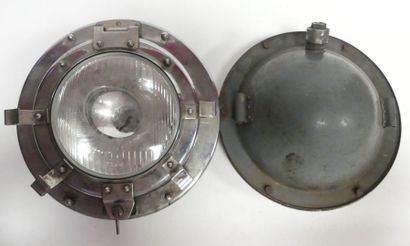 Deux phares de locomotive. Diam 30cm