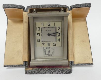 PENDULETTE de voyage H. 10,5 cm