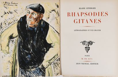 CENDRARS (B.). RHAPSODIES GITANES. Paris,...