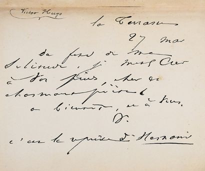 HUGO (V.). HERNANI, ou l’honneur castillan....
