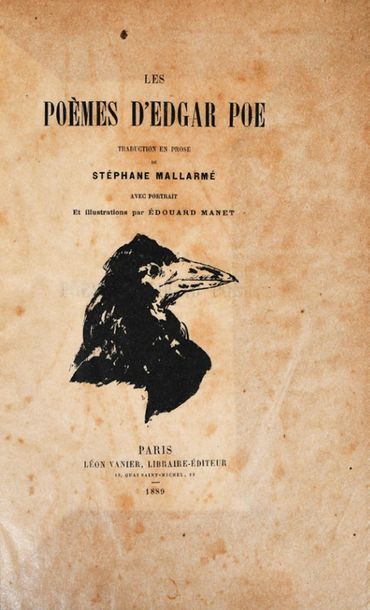 MALLARMÉ (S.). LES POEMES D'EDGAR POE. Paris,...