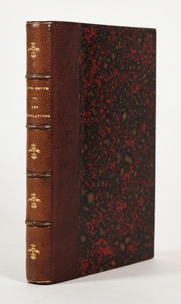 [SAINTE-BEUVE]. LES CONSOLATIONS, poésies....