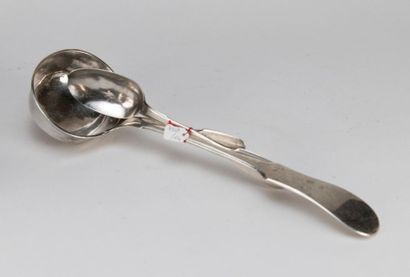 Set in Russian silver: ladle (punch M. Golts...