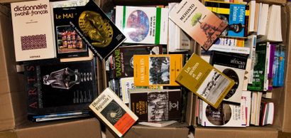 Set of three boxes of books: important documentation...