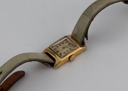 OMEGA. Ladies' wristwatch, rectangular case...