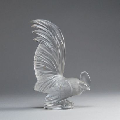 LALIC. Moulded, pressed and satin-finished...