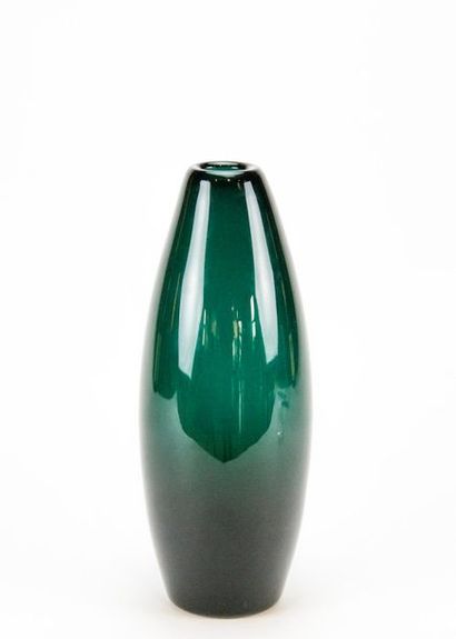 Holmegaard - Denmark. Green tinted glass...