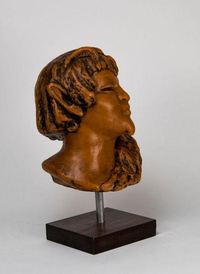 Paul Gaston DEPREZ (1872-1941). Wax faun's...
