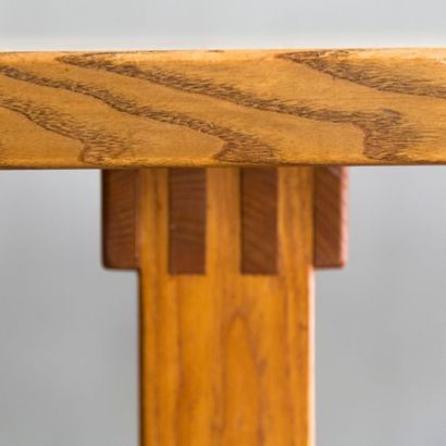 Pierre CHAPO (1927-1987). Dining table model...