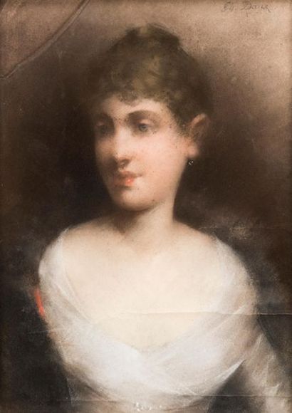 Charles Edmond DAUX (1855-c.1937). Portrait...