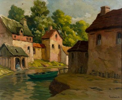 Paul André Jean ESCHBACH (1881-1961). Country...