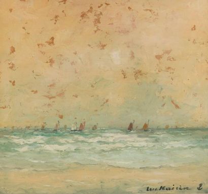 *Luc KAISIN (1901-1963). Sailing regatta....
