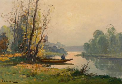 William Henry VERNON (1820-1909). The boat,...