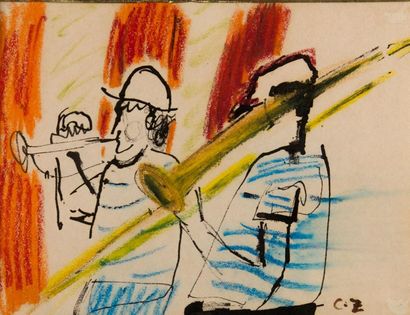 Corinne ZEITOUN (XX-XXI). The circus band....