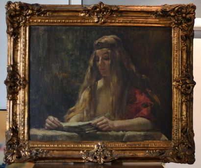Marius MANGIER (1867-1952). Messaline. Circa...