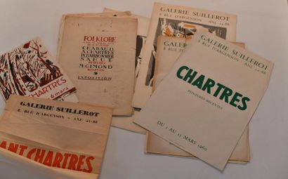 Antoine CHARTRES (1903-1968). Lot de onze...