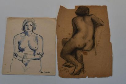 Antoine CHARTRES (1903-1968). Lot de deux...