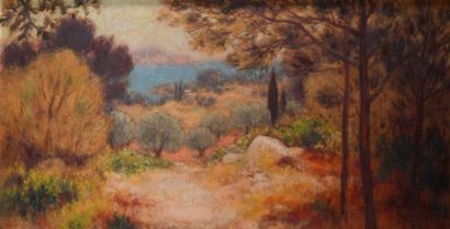 Pierre THÉVENIN (1905-1950). Bord de mer...