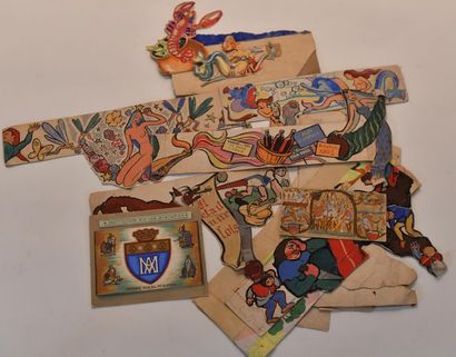 Robert ROLLAND (XXe). Lot de quinze projets...