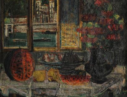 Crikor GARABETIAN (1908-1993). Vue de la...