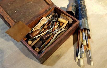 Accessoires ayant appartenu à Claude Dalbanne:...