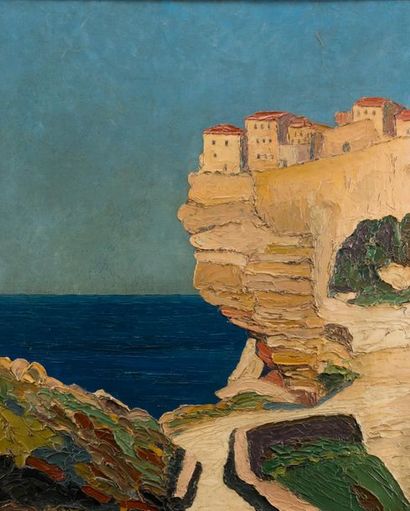 Rectificatif au catalogue / Ecole XXe. Bonifacio....