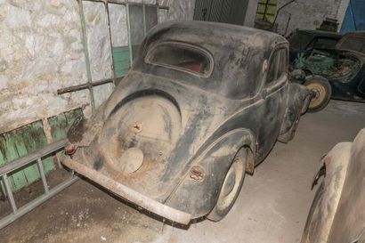 Simca 5, a set of three vehicles, one of...