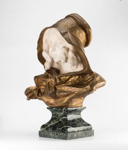 Fortunato GORI (act.1895-1925). Bust of a...