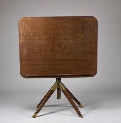 Architect's table in mahogany and mahogany...