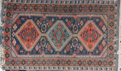Carpet decorated with three central medallions...