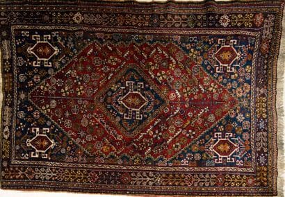 Persian rug, Chiraz origin, year 50. cotton...