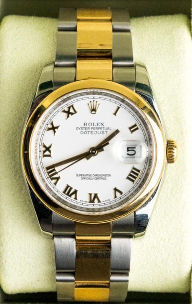 ROLEX. Datejust. 2006. Montre bracelet en...