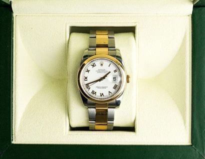 ROLEX. Datejust. 2006. Montre bracelet en...