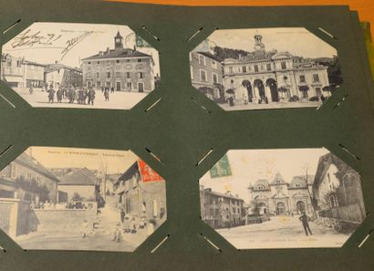 CPA/CPSM/CPM	3 Albums	 + 1 Boite. Régionalisme,...