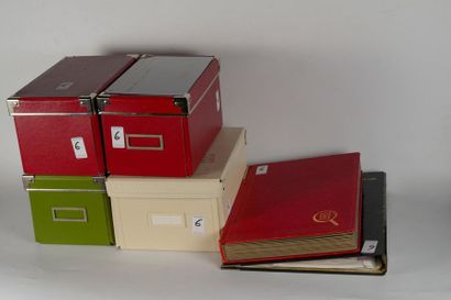 **	4 Boites	 + 2 Albums: France Moderne ...