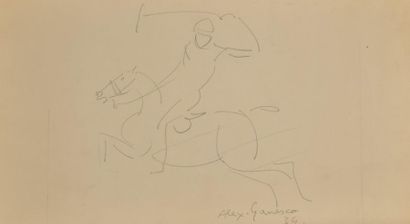Alexandre GANESCO (1910-1979). Etude pour...