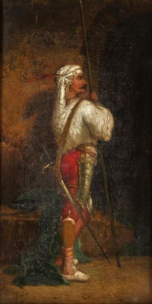 Ecole Française du XIXème siècle. Soldat...