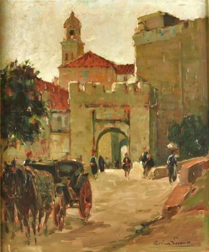 Paul Emile LECOMTE (1877-1950) . Entrée de...