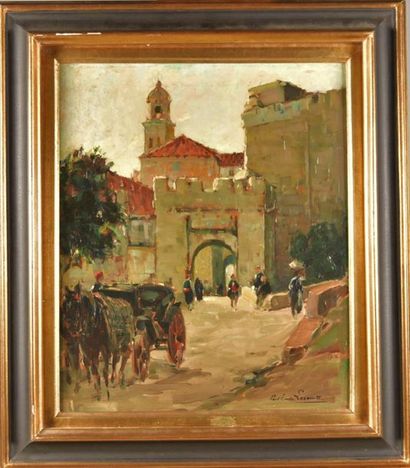 Paul Emile LECOMTE (1877-1950) . Entrée de...