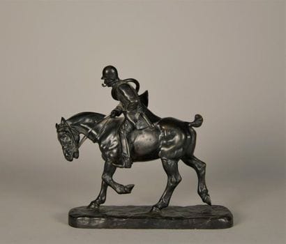 Gaston D'ILLIERS (1876-1932/52). Le sonneur...