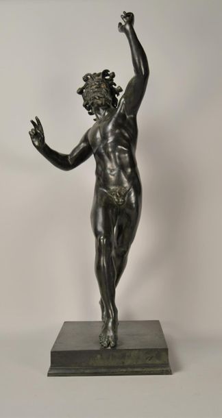 Faune de Pompéi. Grande épreuve en bronze...